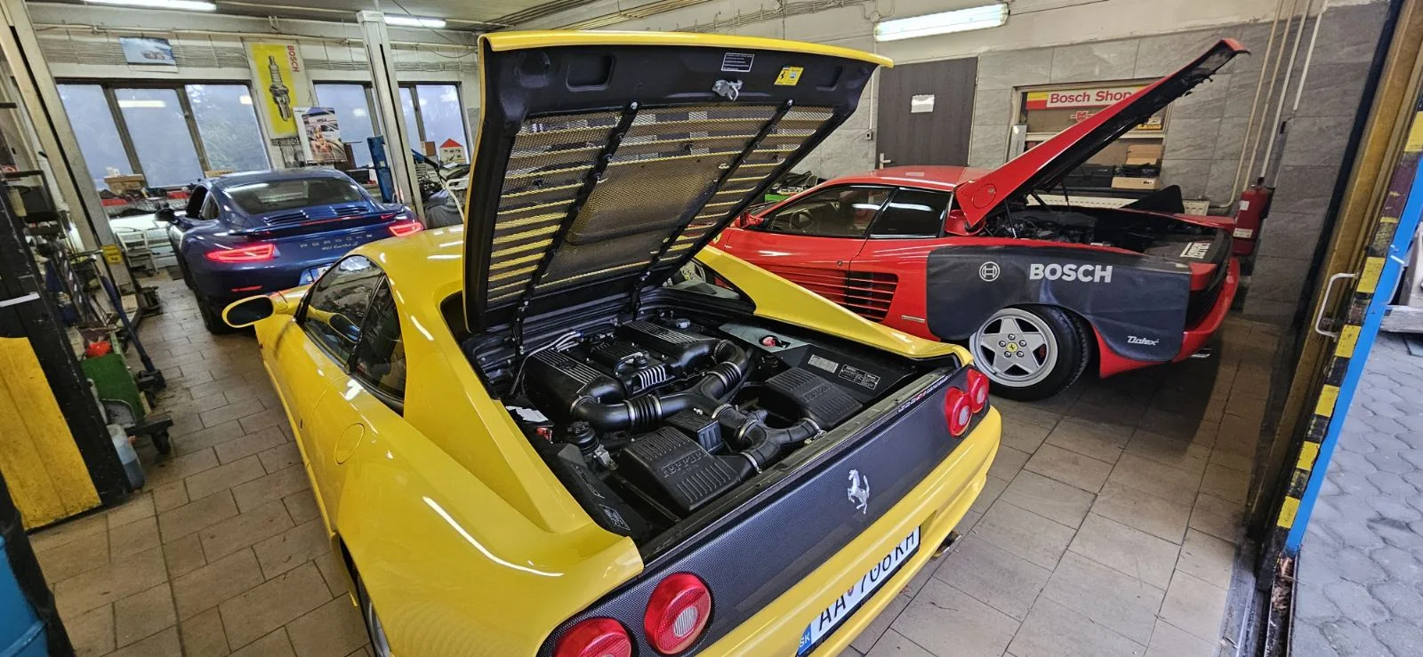 Ferrari v dielni